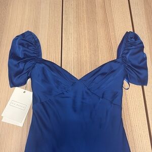 Mac Duggal royal blue stunning dress